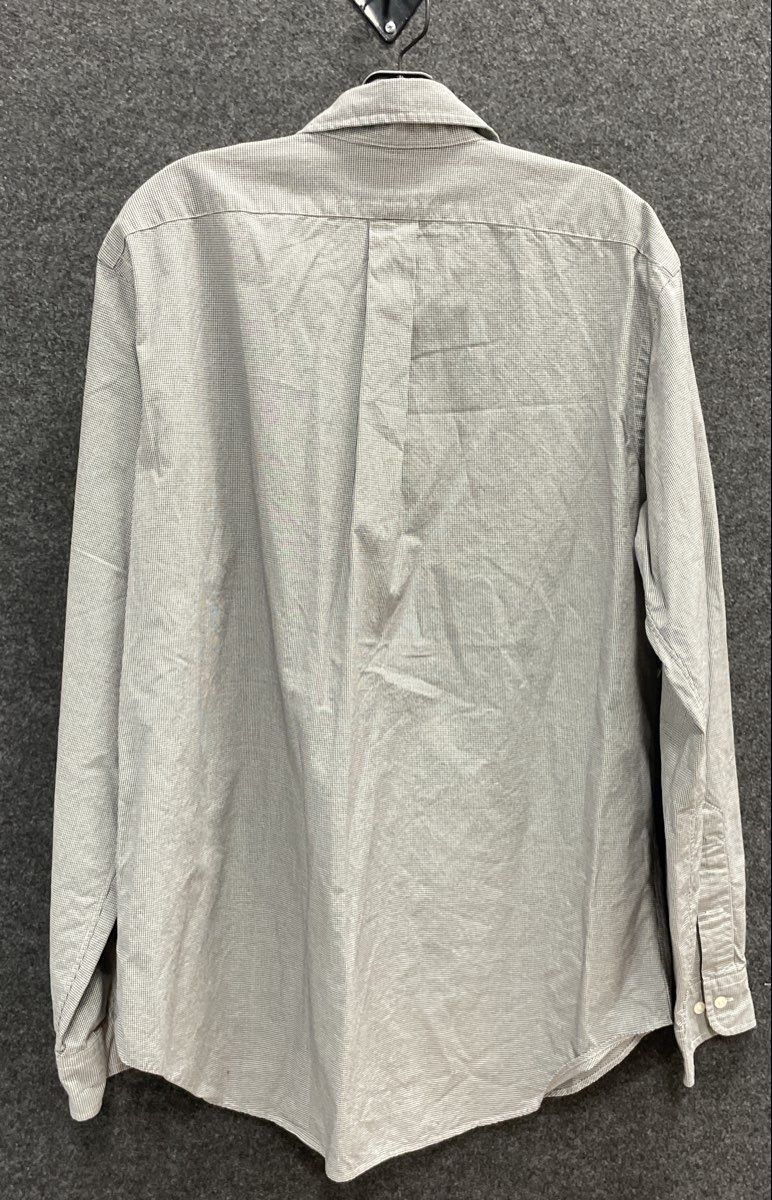 Ralph Lauren Men's Classic Fit Micro Check Button Down Shirt Sz 16 34/35