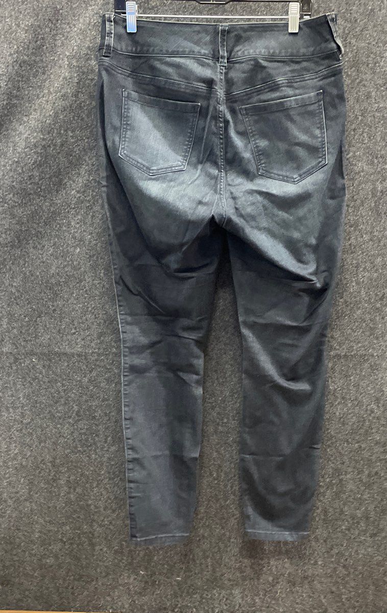 Torrid Women's Black High Rise Triple Button Skinny Jegging Jeans Size 14R