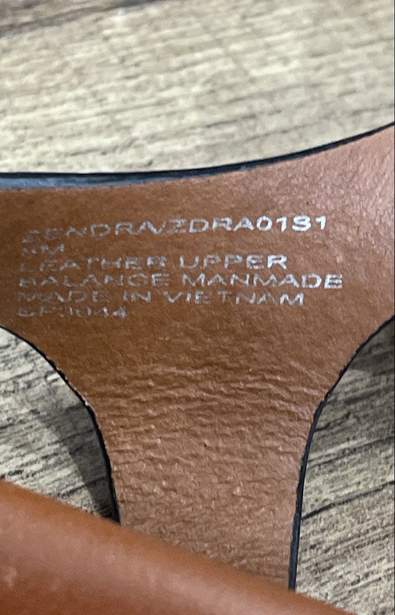 Steve Madden Brown Strappy Toe Loop Slingback Sandals Women's Size 8M