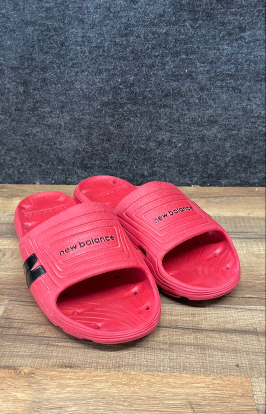 New Balance 20 Red Black Slide Sandals Men's Size 12