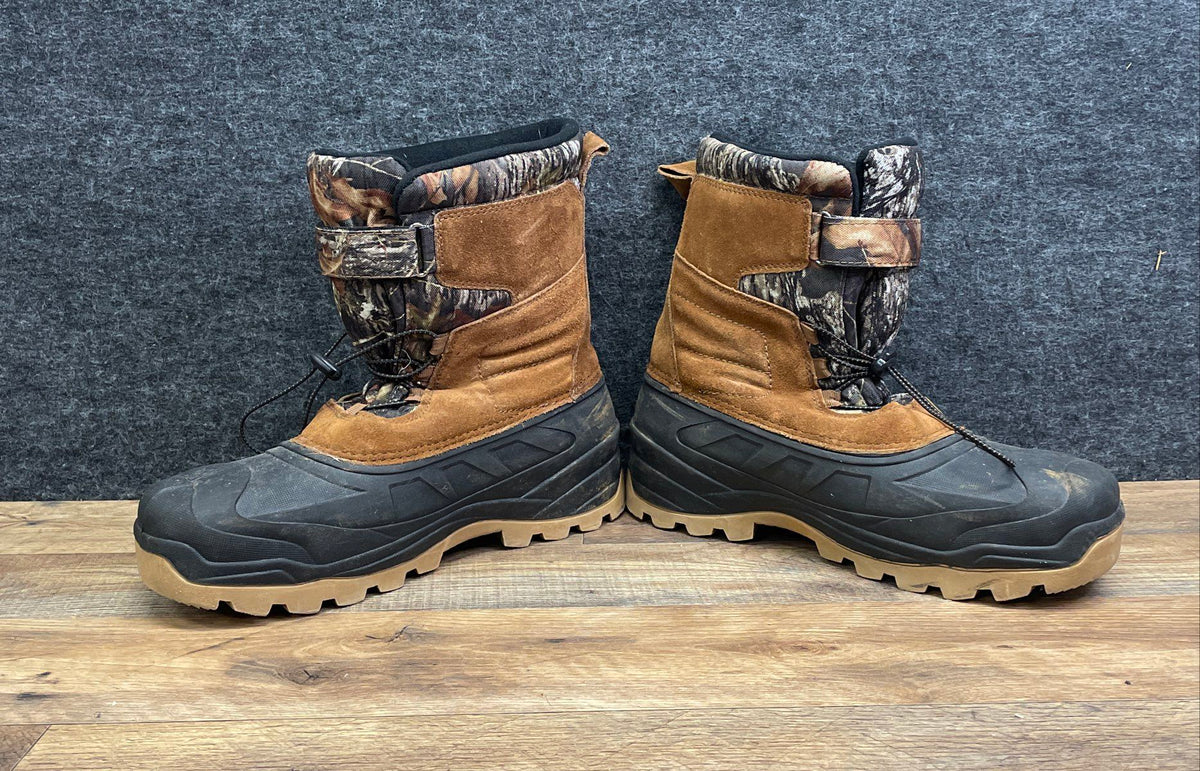 Ozark Trail Camo 3M Thinsulate 200g Snow Hunting Duck Boots Men's Size 12
