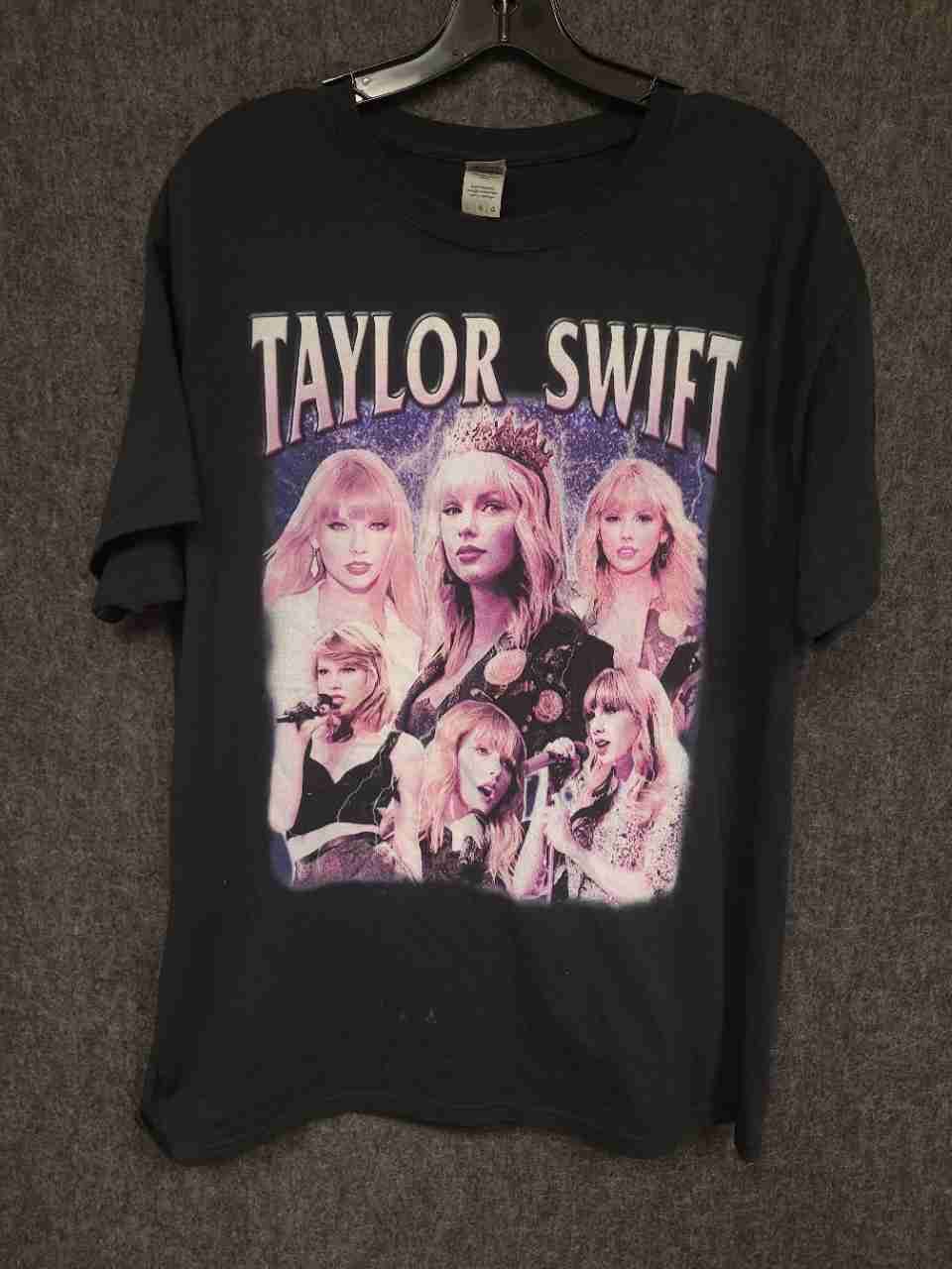 Taylor Swift Graphic T-Shirt Collage Era Inspired Gildan Sz L