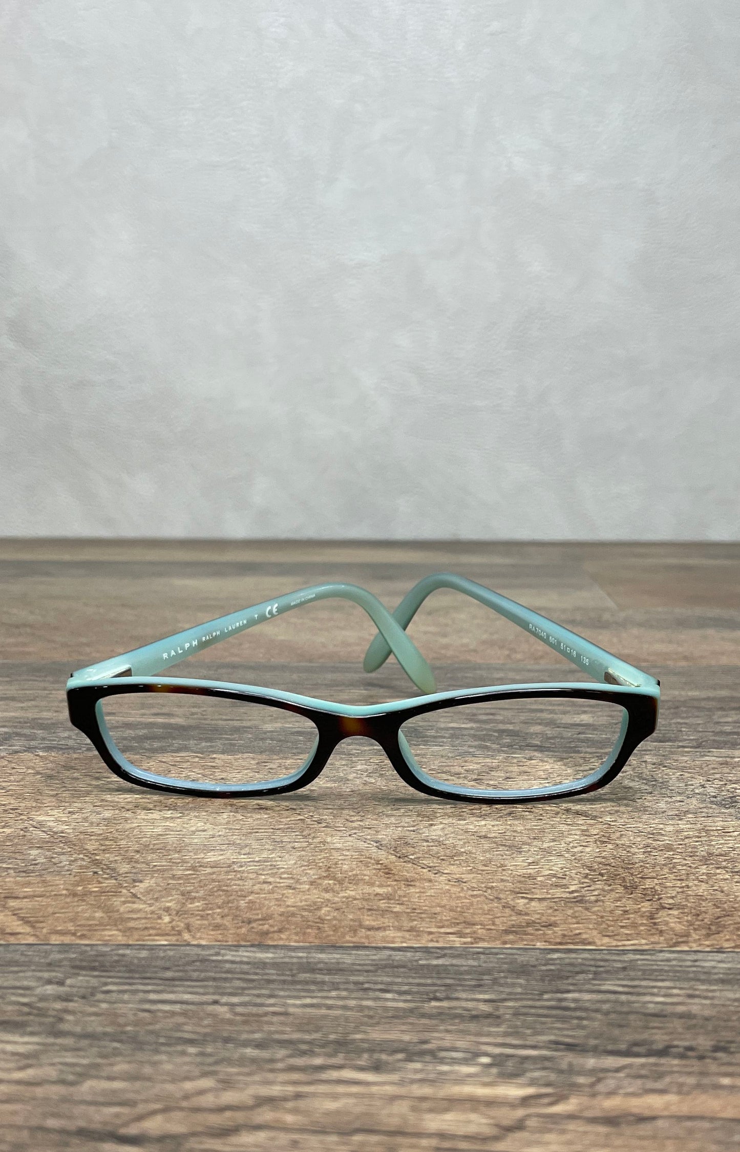 Ralph Lauren Women's Eyeglasses Frames Tortoise Mint Green RA 7040 51-16-135