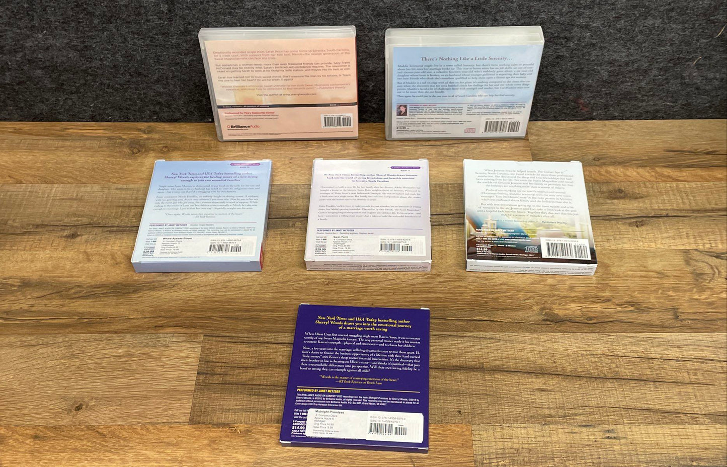 Sherryl Woods Sweet Magnolias Audiobook Lot 6 CDs Romance Novels
