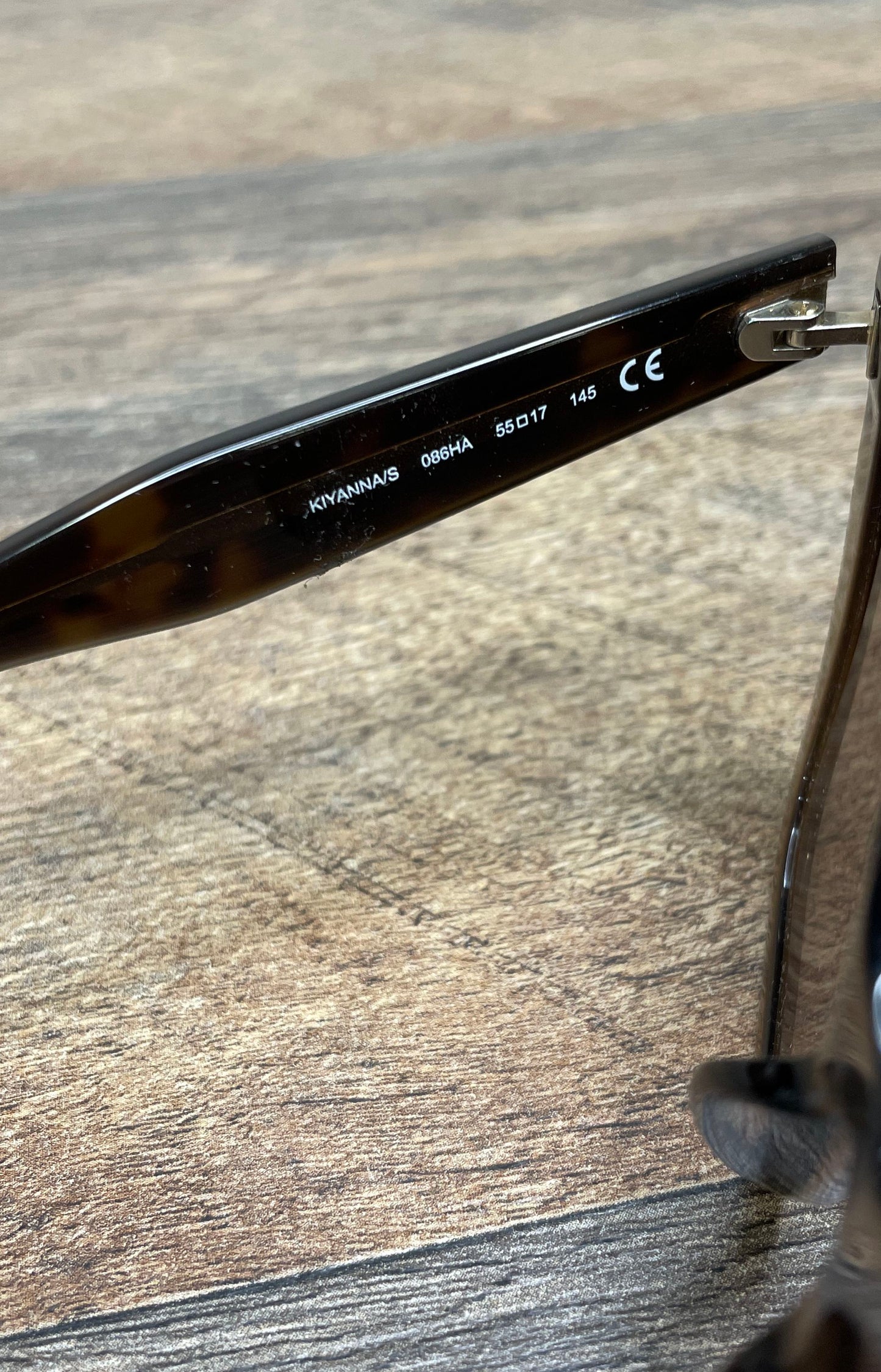 Kate Spade Tortoise Kiyanna/S Cat Eye Sunglasses Brown Gradient Lens Hard Case