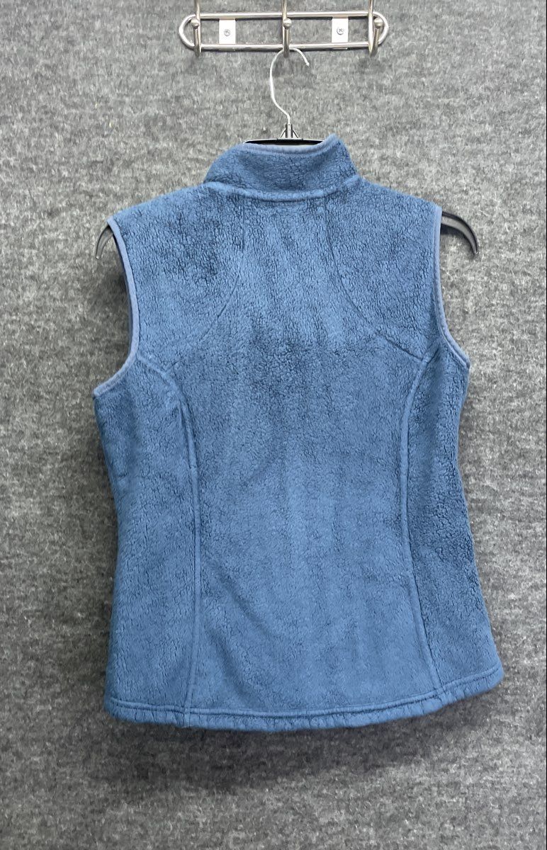 The North Face Women's Osito Full Zip High Pile Fleece Vest Blue Sz M