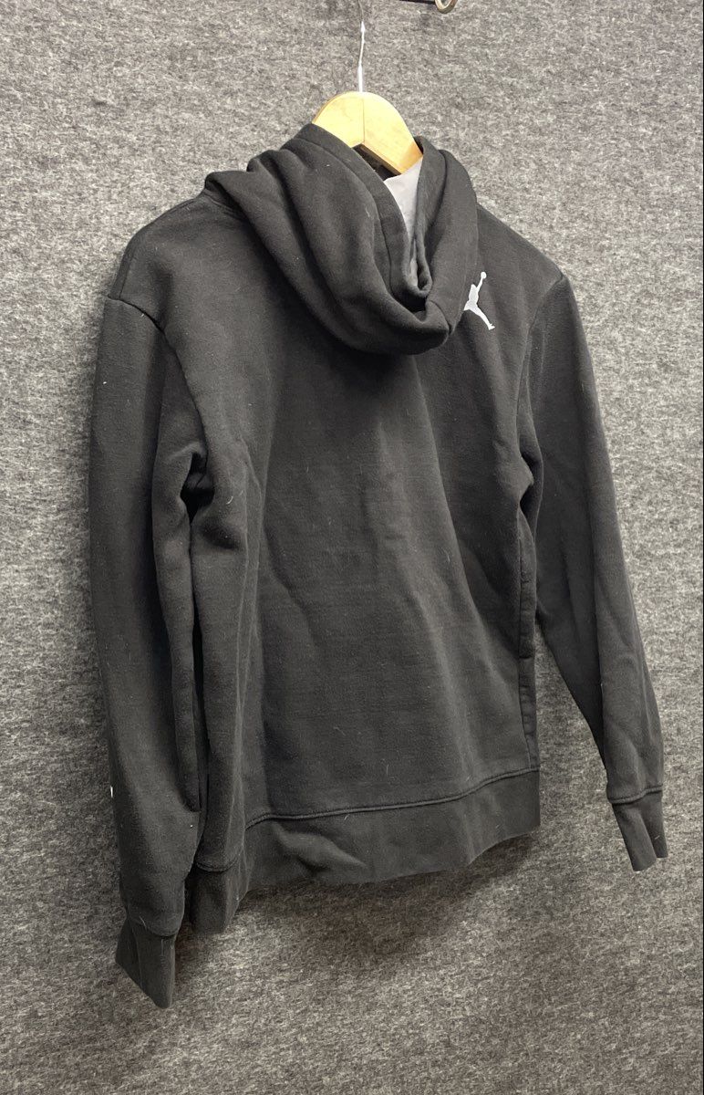 Jordan Boys Black Pullover Fleece Graphic Jumpman Hoodie Sz XL