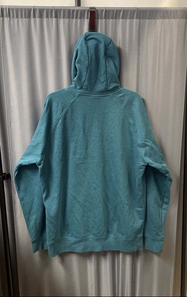 Gymshark Men's Teal Pullover Hoodie Shark Logo Graphic Sweatshirt Sz XXL