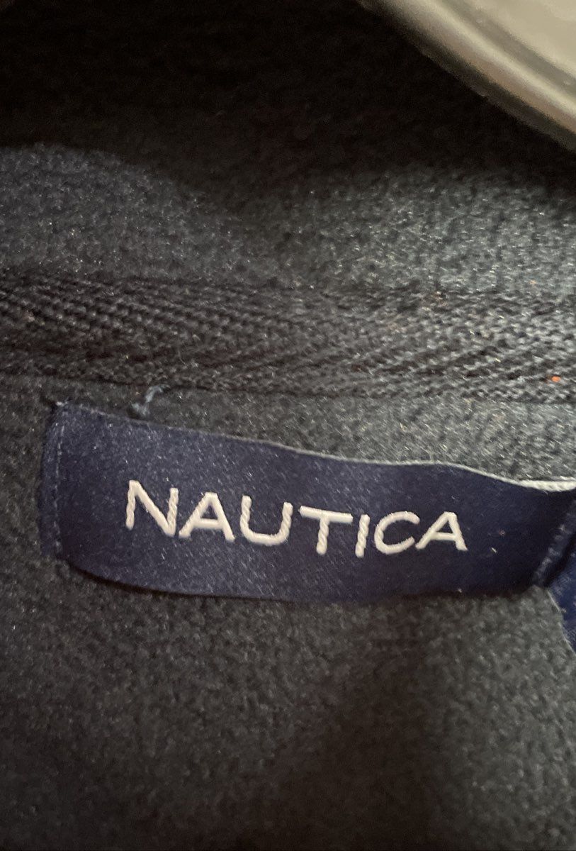 Nautica Men's Fleet Orange Quarter Zip Fleece Sweatshirt NWT Sz XXL KR9384