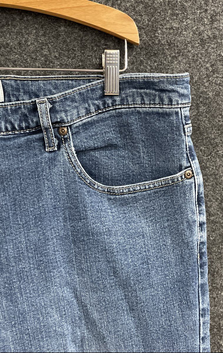 Saddlebred Men's Blue Tapered Fit Denim Jeans Sz 40x30