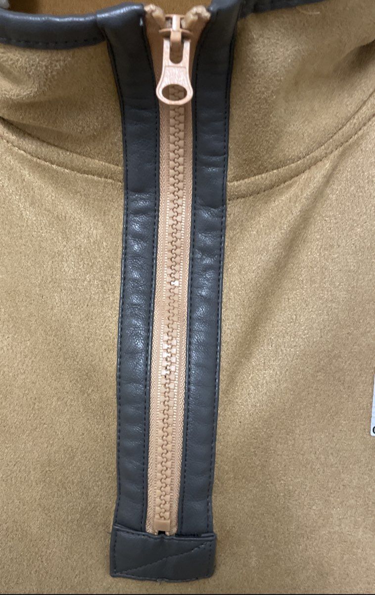Carhartt Men's Tan 1/4 Zip Sherpa Lined Fleece Pullover Jacket Sz 2XL