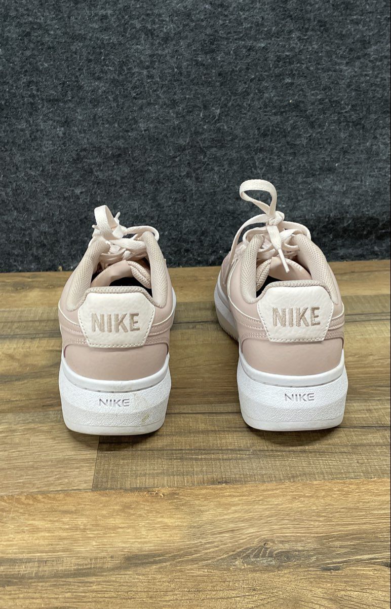 Nike Court Vision Alta Soft Pink White Platform Sneakers Women's Size 10