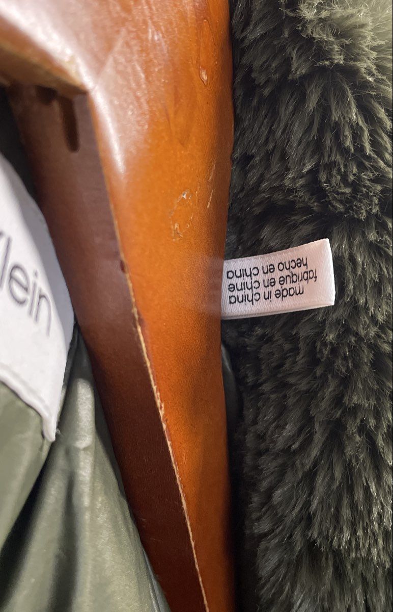 Calvin Klein Women's Olive Green Sorona Aura Hooded Puffer Parka Jacket Sz XXL