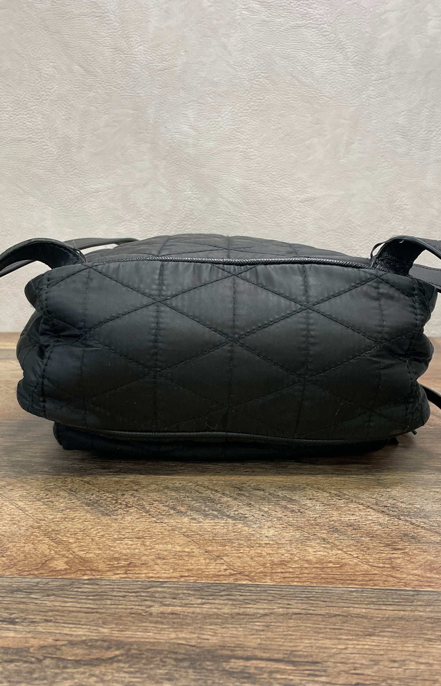 Kate Spade Black Wilson Road Quilted Small Bradley Backpack Gold Hardware