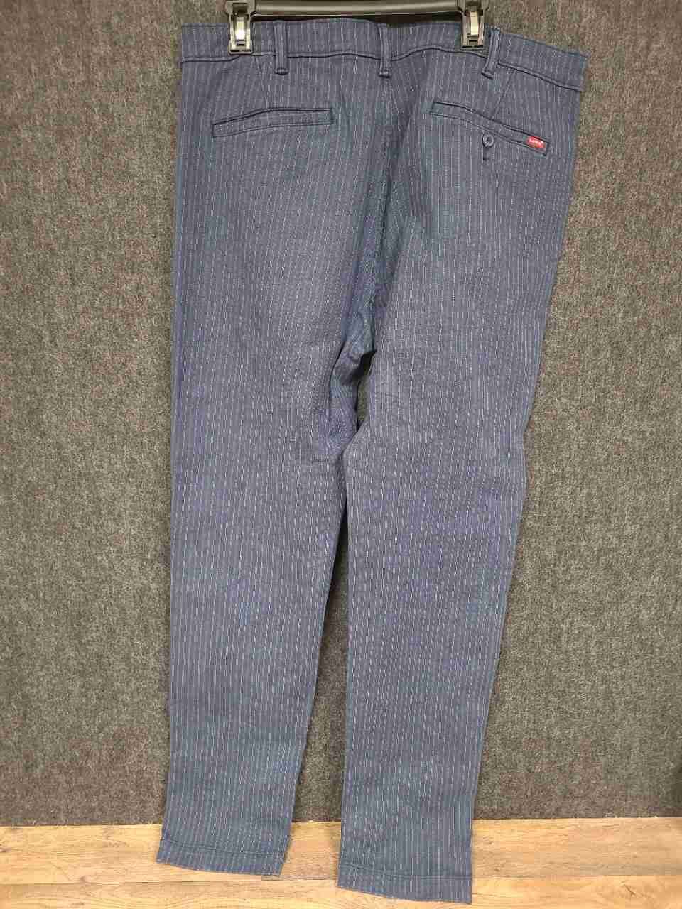 Levi's Men's Blue Pinstripe XX Chino Standard Taper Pants 34x32
