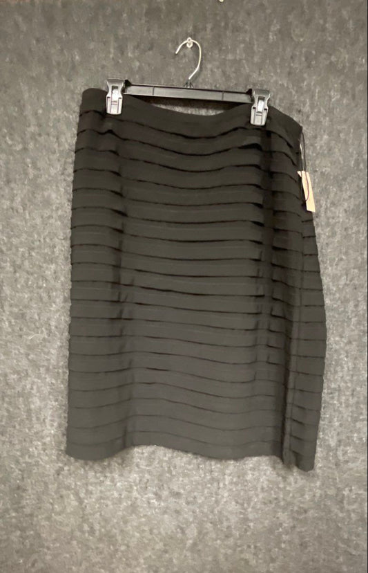 Dressbarn Women's Black Layered Tiered Ruffle Skirt NWT Size 18W