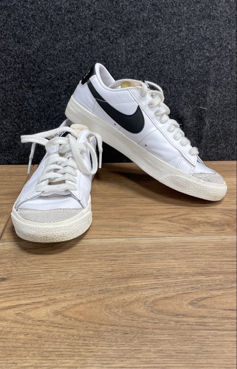 Nike Blazer Low '77 White Black Sail Women's Lifestyle Sneakers Size 7.5