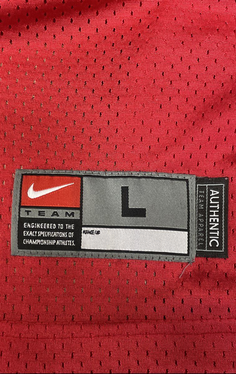 Nike Men's Red Ohio State Buckeyes #7 2007 BCS National Championship Jersey L