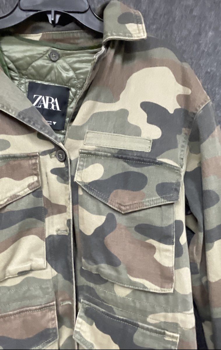 Camo Zara Jacket - Size S