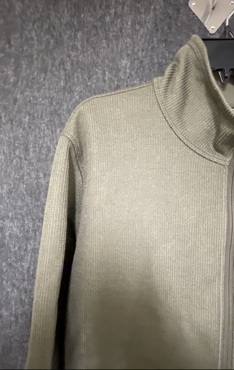 The North Face Men's Olive Green Gordon Lyons Sweater Knit Fleece Jacket Sz XL
