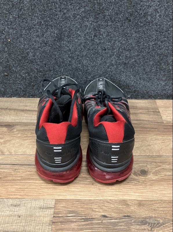 Nike Air Max+ 2009 Black Sport Red Women's Running Shoes Size 8.5