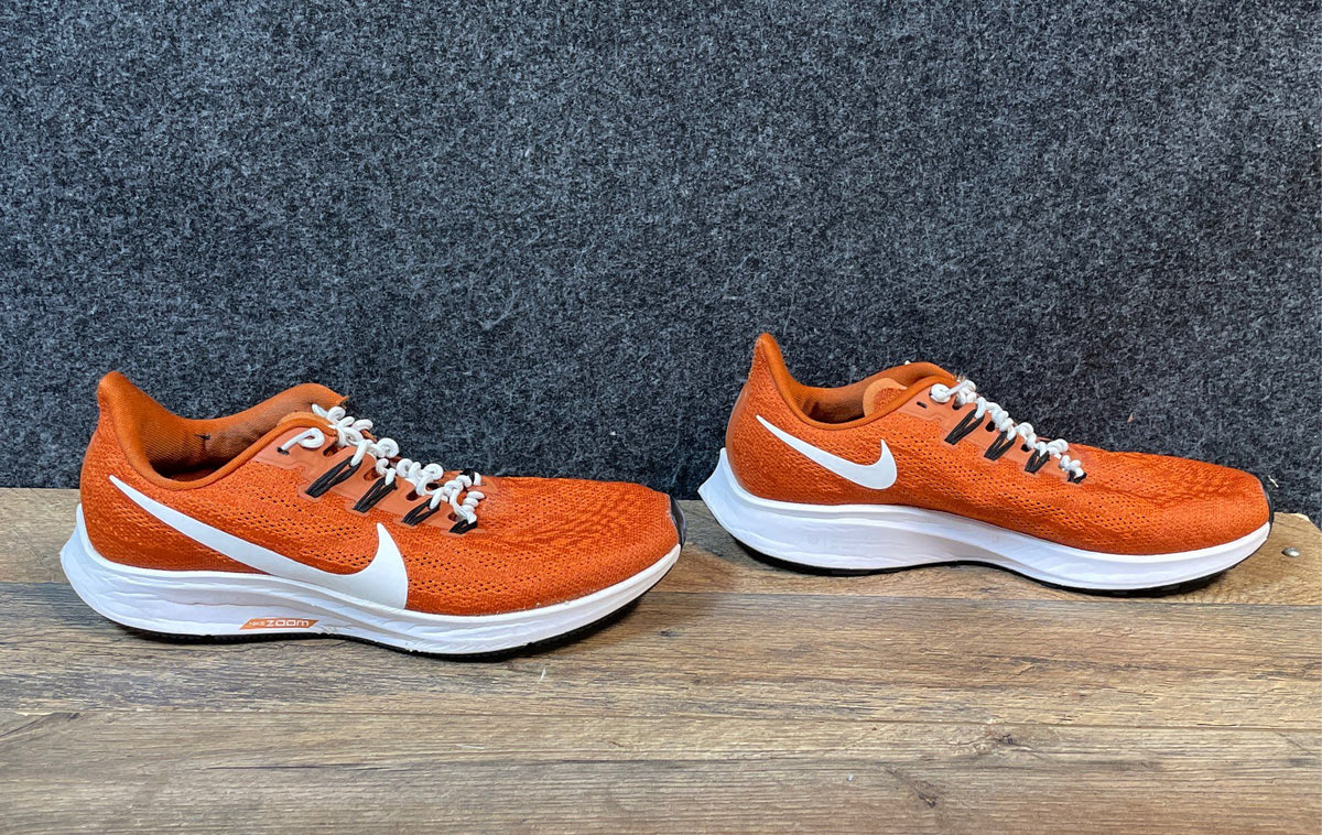 Nike Air Zoom Pegasus 36 Orange White Running Shoes Women's Size 8