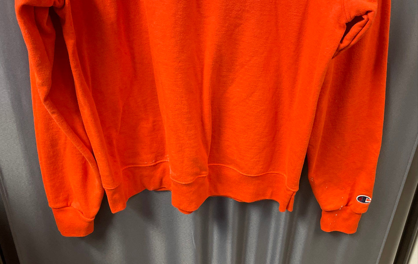 Champion Men's Clemson Tigers Orange Graphic Fleece Crew Neck Sweatshirt Sz L