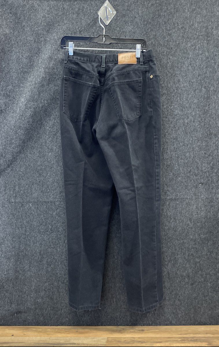 Vintage Y2K Jones Sport Women's Black High Rise Straight Leg Cotton Jeans Sz 8