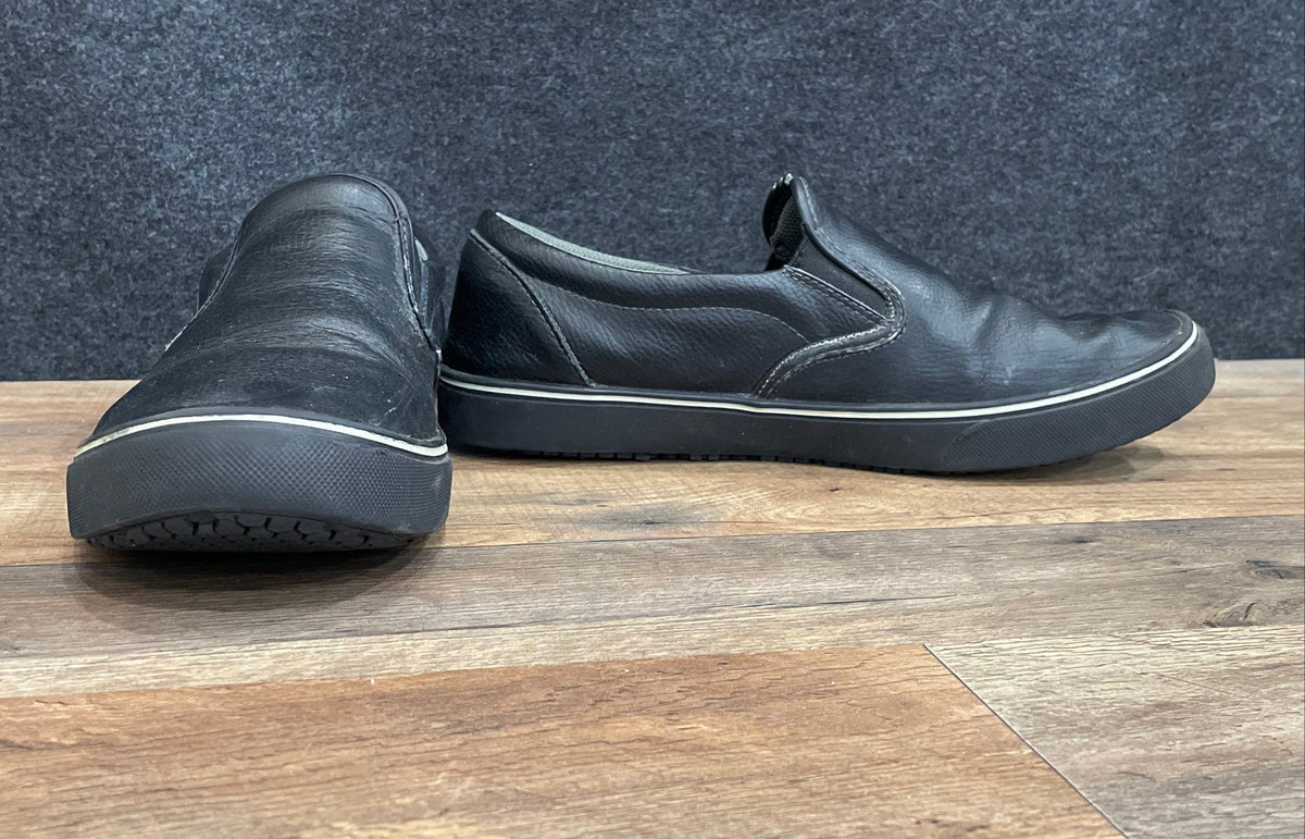 Tredsafe Black Slip-On Slip Resistant Work Shoes Size 12
