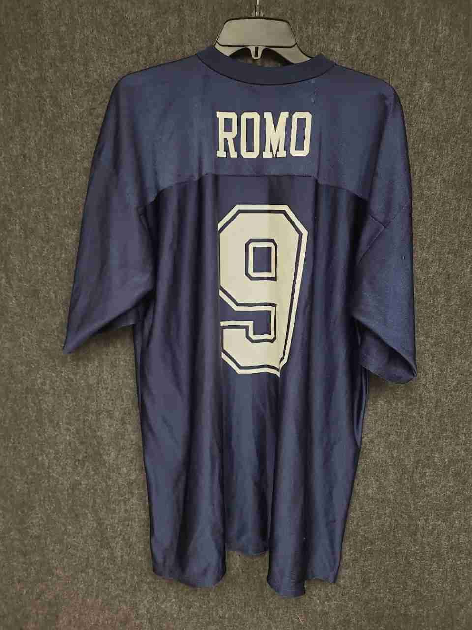 NFL Team Apparel Men's Navy Dallas Cowboys Tony Romo #9 Football Jersey Sz XL