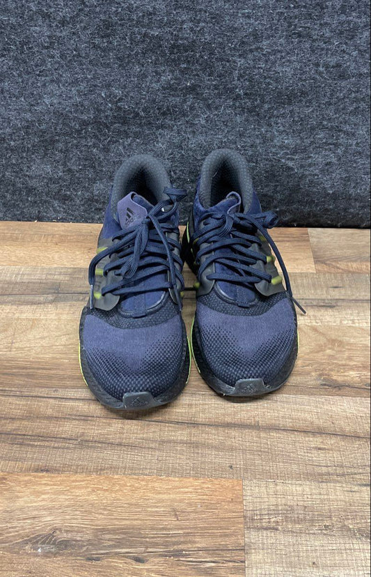 Adidas X_PLRBOOST Navy Carbon Solar Yellow Men's Running Shoes Size 8.5