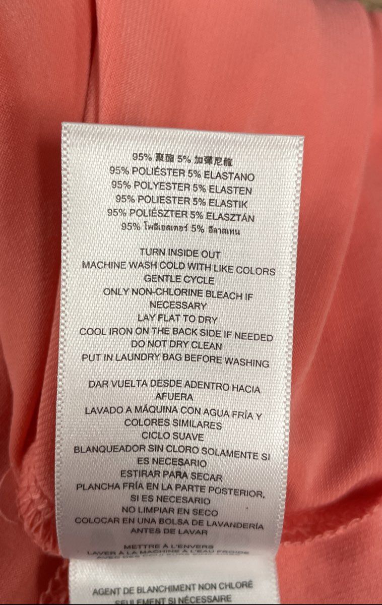 Michael Kors Women's Cowl Neck Blouse Mandarin Pink Gold Zipper Sz XS NWT