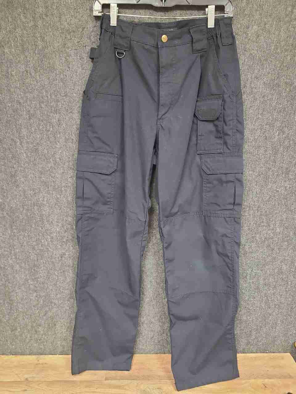 5.11 Tactical Men's Black Poly Cotton Cargo Utility Pants Sz 30x32