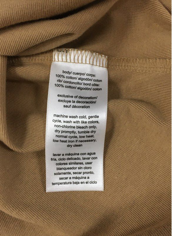 NWT Nautica Jeans Women's Tan Sleeveless Tank Top Scalloped Hem Size L