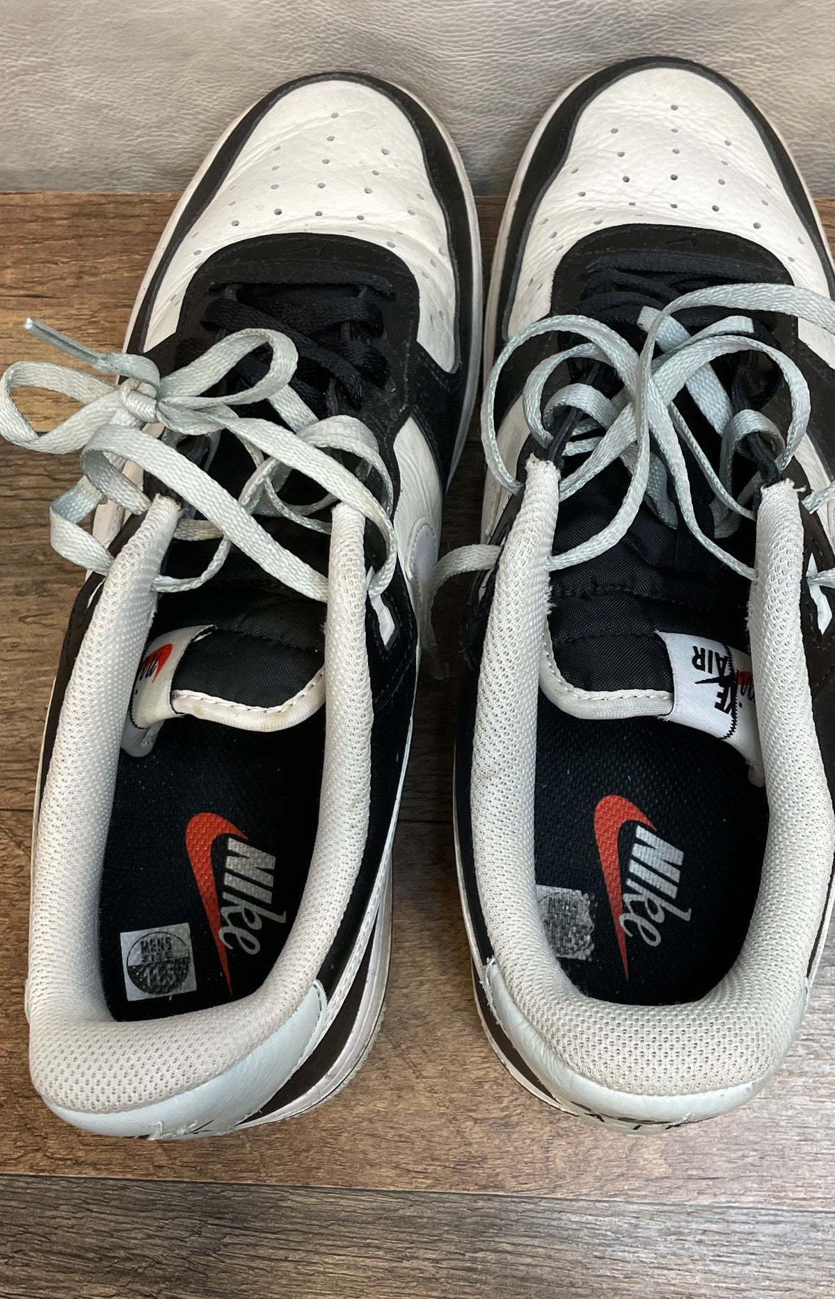 Nike Air Force 1 Low Panda FD2592-002 Black White Sneakers Size 11.5