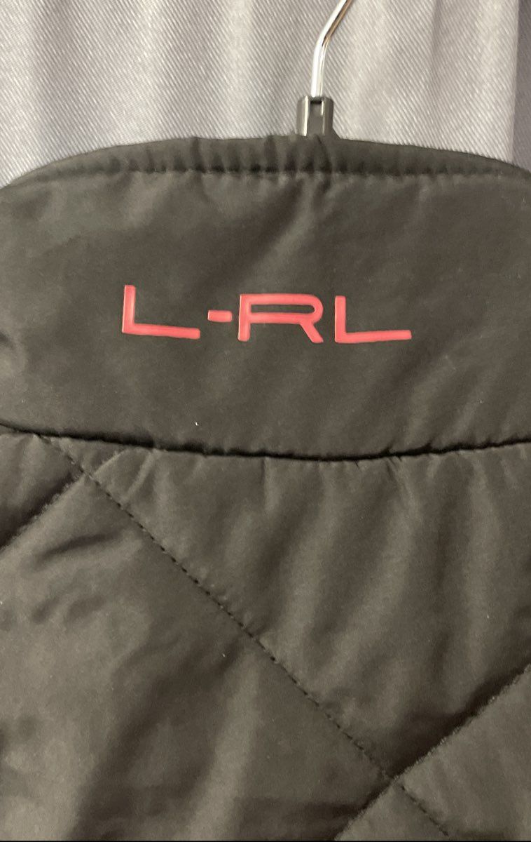Lauren Ralph Lauren Women's Black Red Quilted Puffer Vest Full Zip Sz S