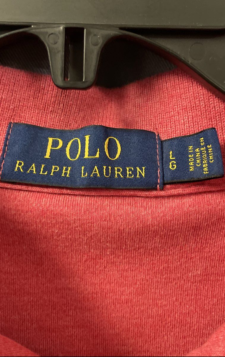 Polo Ralph Lauren Men's Salmon Pink Short Sleeve Polo Shirt Sz L