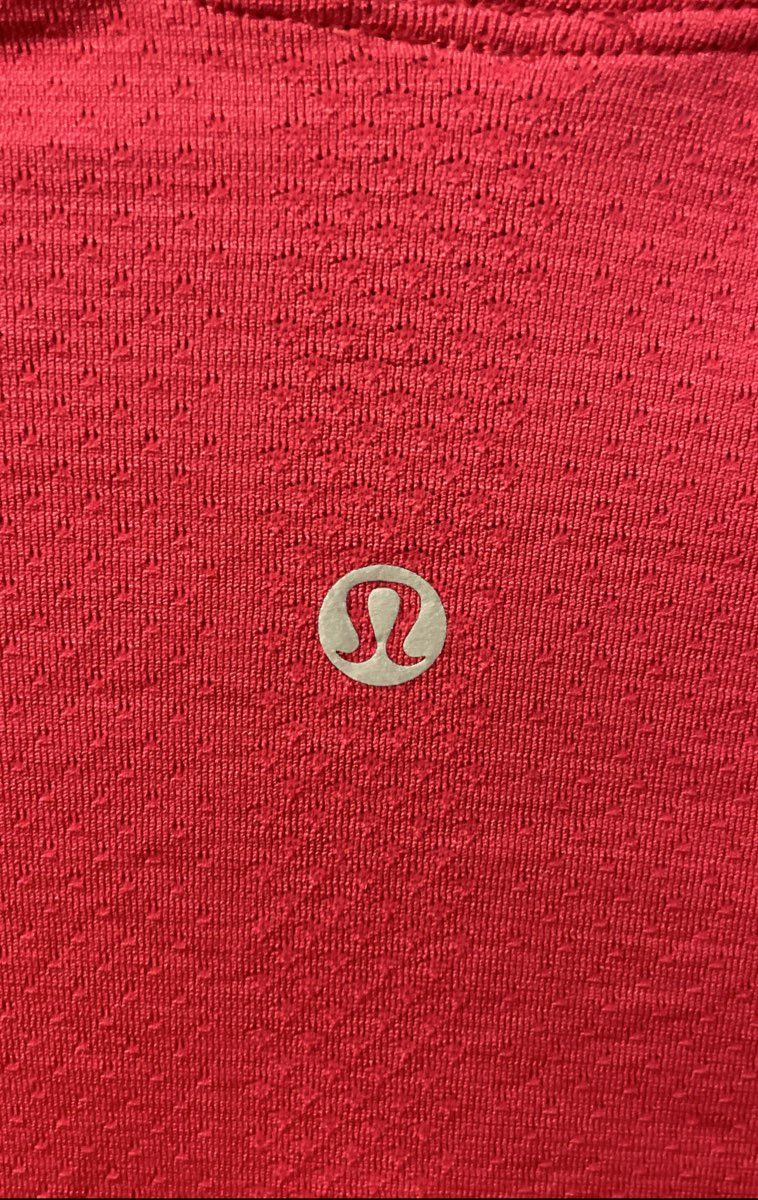 Lululemon Women's Swiftly Tech Long Sleeve Running Shirt Red Seamless Sz M