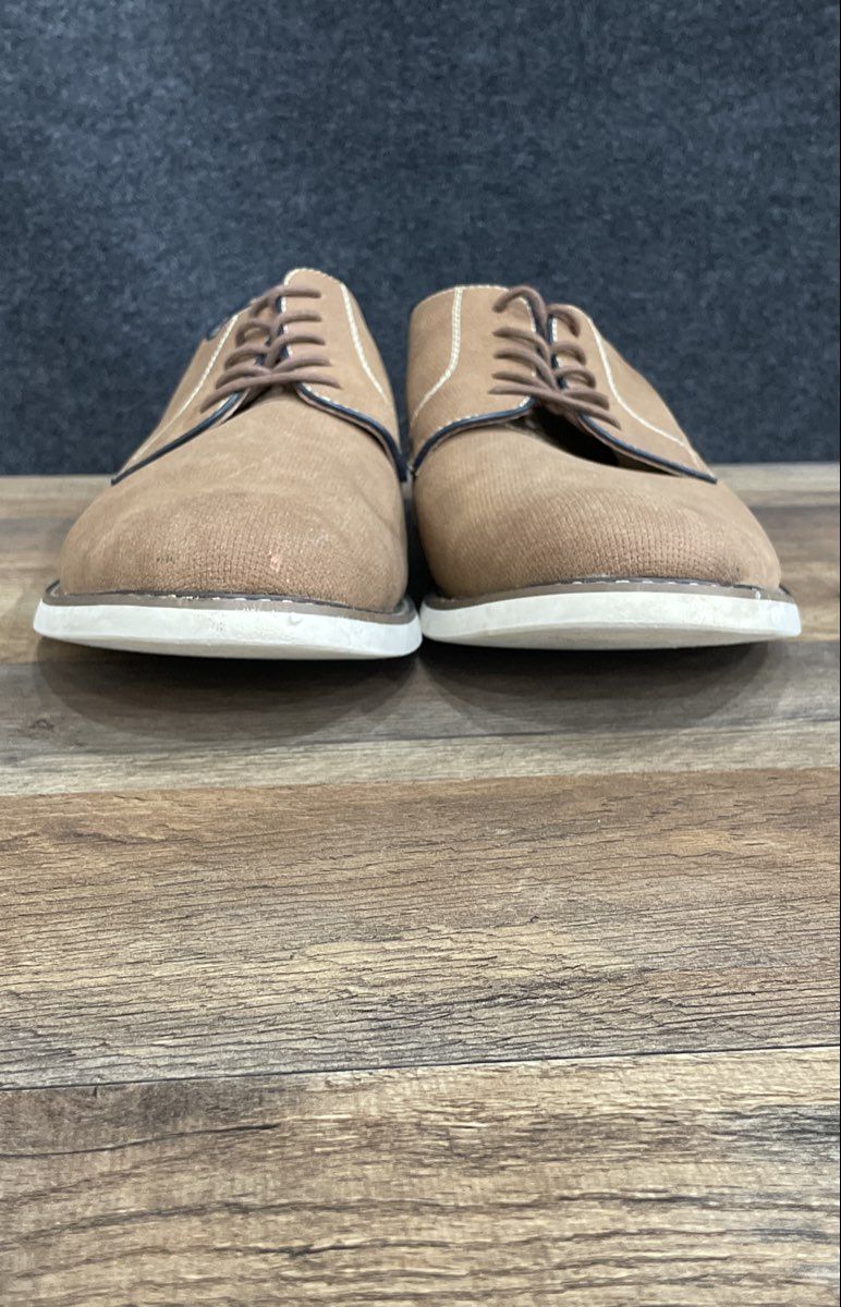 Sonoma Goods For Life Brown Woven Fabric Men's Oxford Shoes Size 13