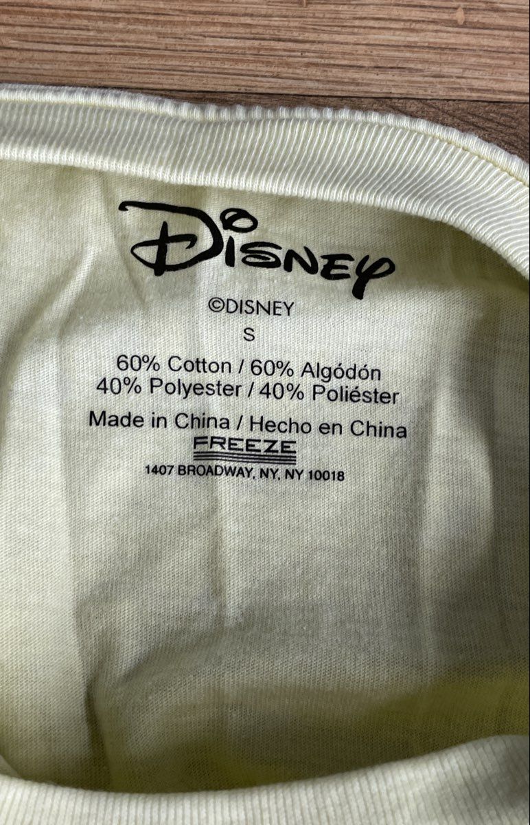 Disney Chip 'n Dale The Nutcrackers Graphic T-Shirt Yellow Freeze Sz S