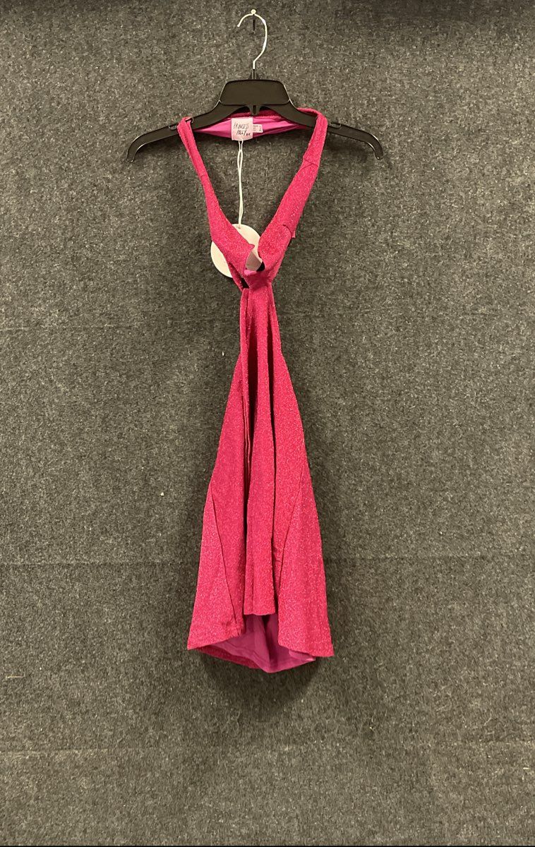 Princess Polly Women's Francesca Cut Out Mini Dress Pink Shimmer Lurex NWT Sz 6