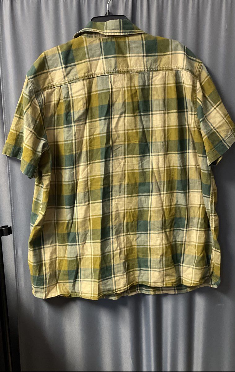 Carhartt Men's Green Plaid Short Sleeve Relaxed Fit Work Shirt Sz 2XL TW5701-M