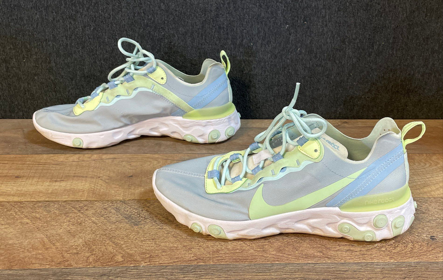 Nike React Element 55 Ocean Cube Luminous Green Women's Shoes Size 9