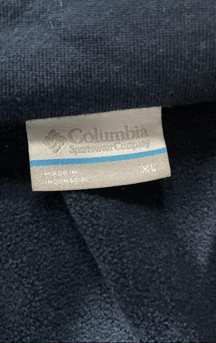 Columbia Men's Klamath Range II Half Zip Fleece Jacket Dark Blue Pullover Sz XL