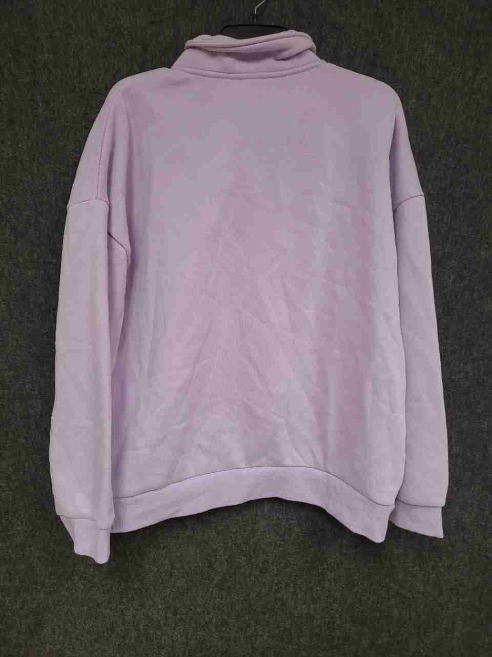 Mi ami Women's Lavender Monte Carlo Monaco Mock Neck Sweatshirt Hoodie Sz XL