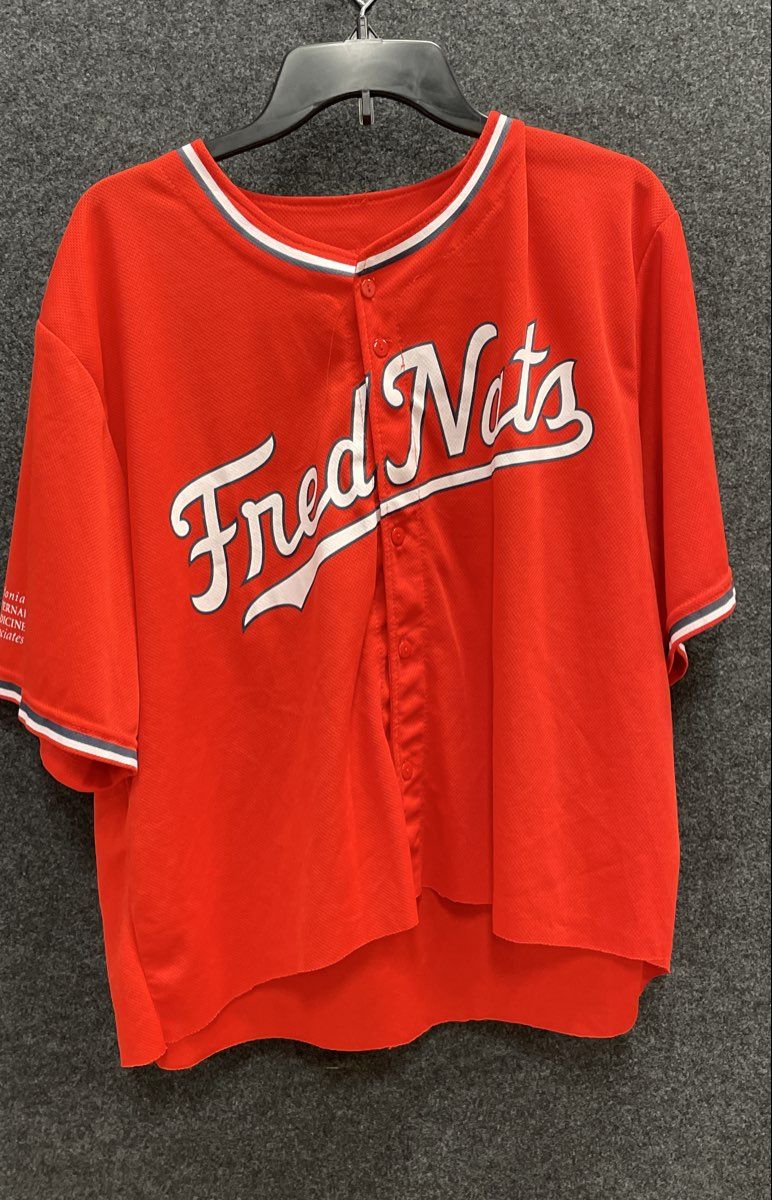 Success Brands Men's Fredericksburg Nationals FredNats Baseball Jersey Red XL