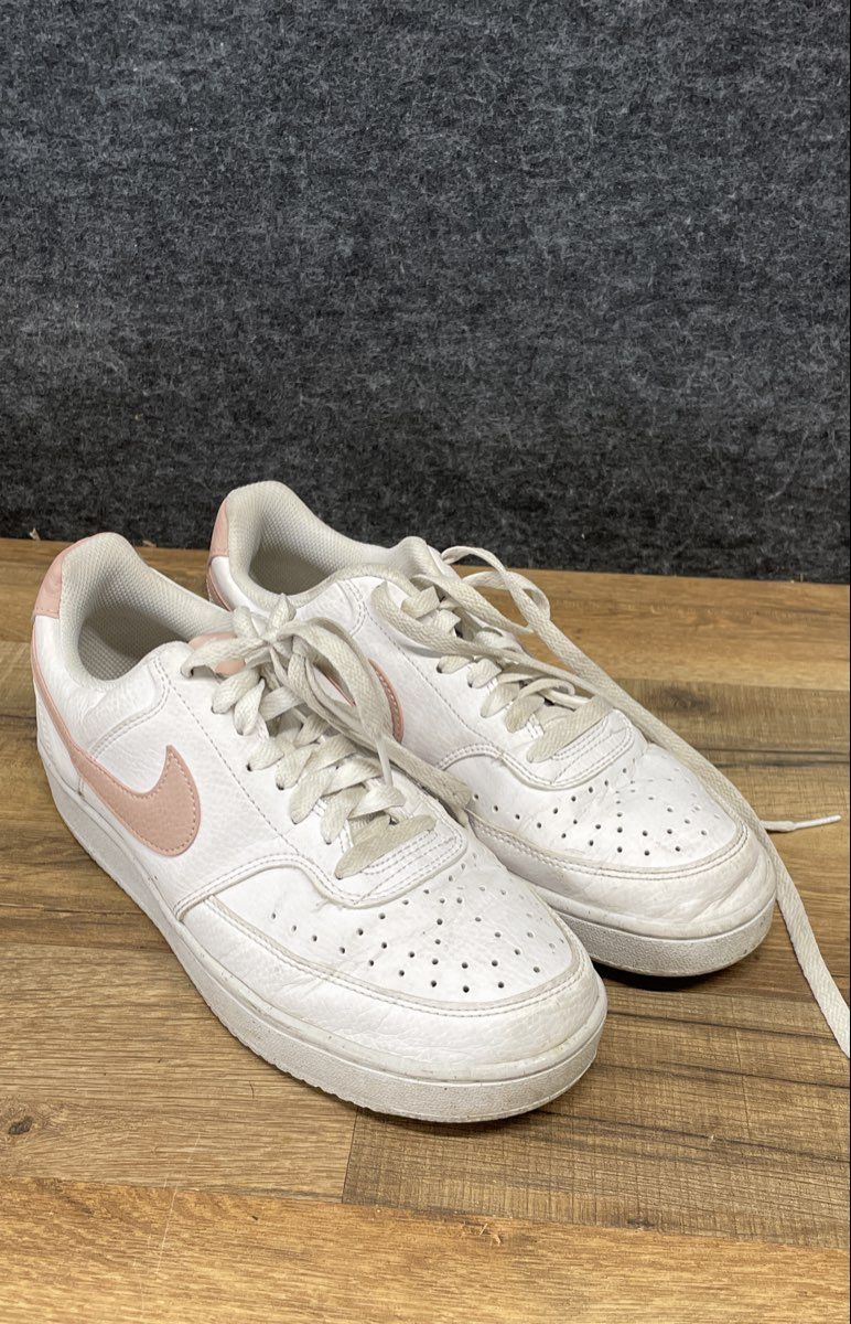 Nike Court Vision Next Nature White Pink Oxford Women's Sneakers Size 8