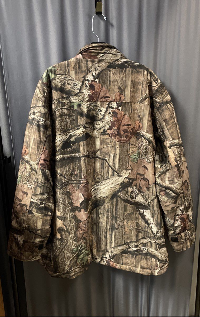 10X Men's Camo Hunting Jacket Mossy Oak Break Up Infinity Parka Sz XL