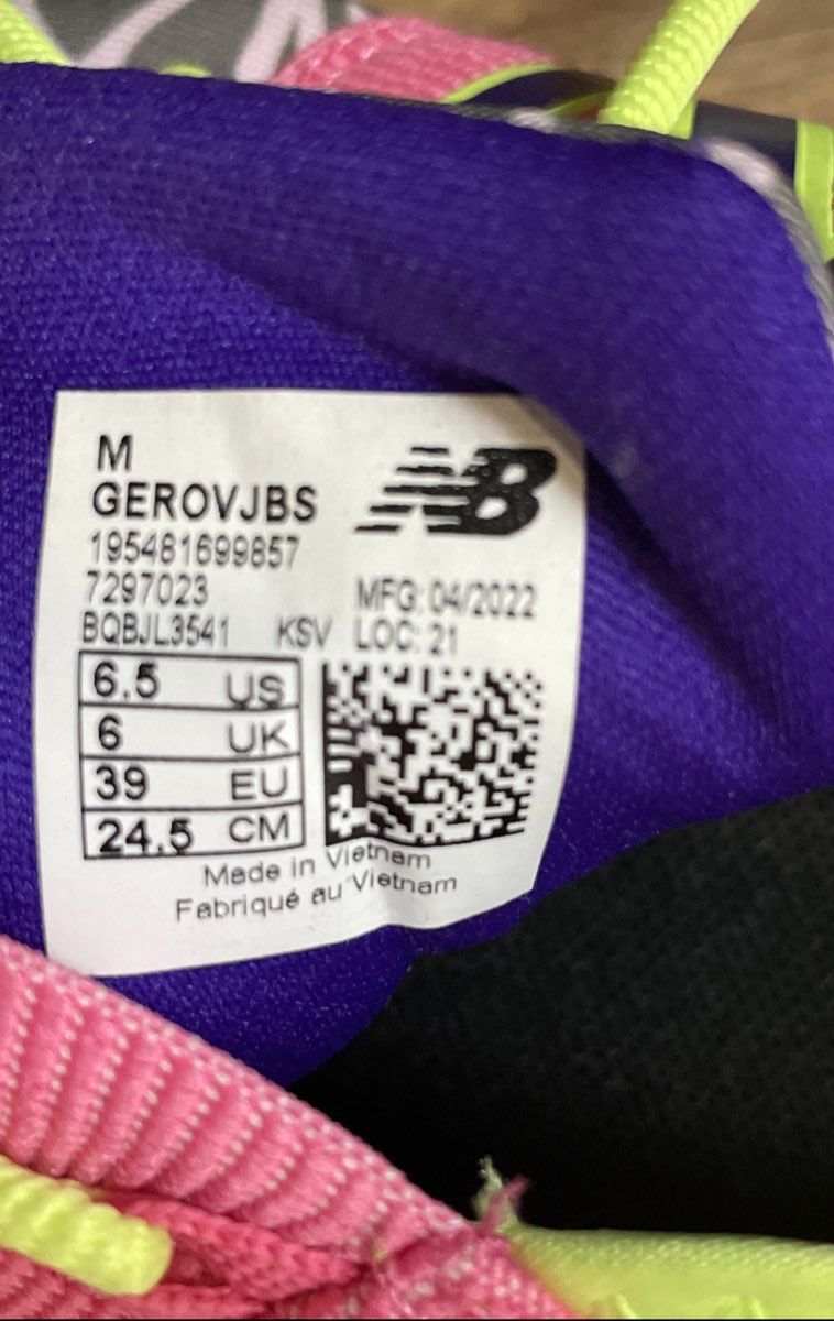 New Balance Fresh Foam ROAV Mosaic Pink Neon Running Shoes W 6.5