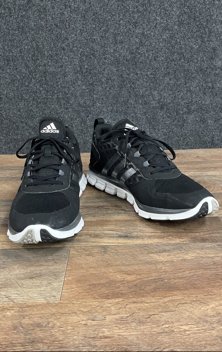 Adidas Speed Trainer 2 Black Metallic Silver White Men's Size 13.5